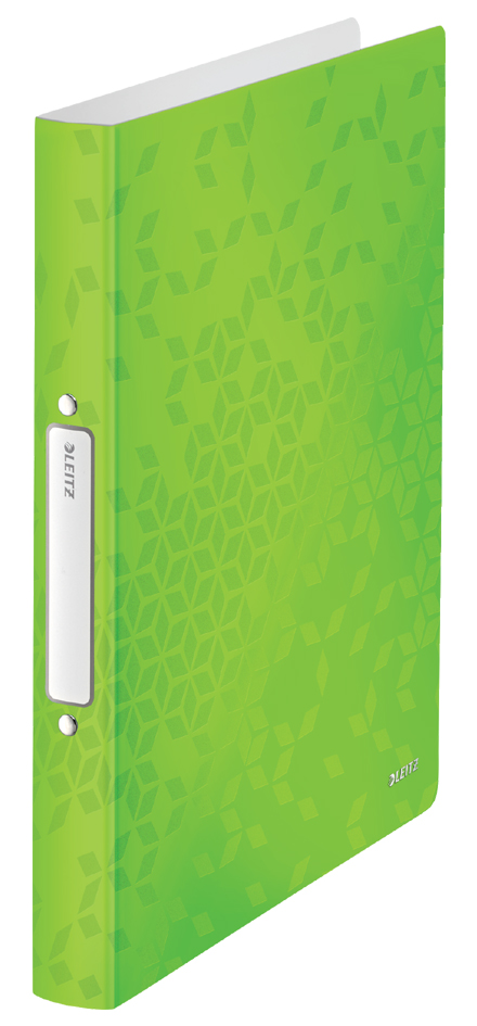 LEITZ Classeur à anneaux WOW, A4, PP, 2 anneaux, vert