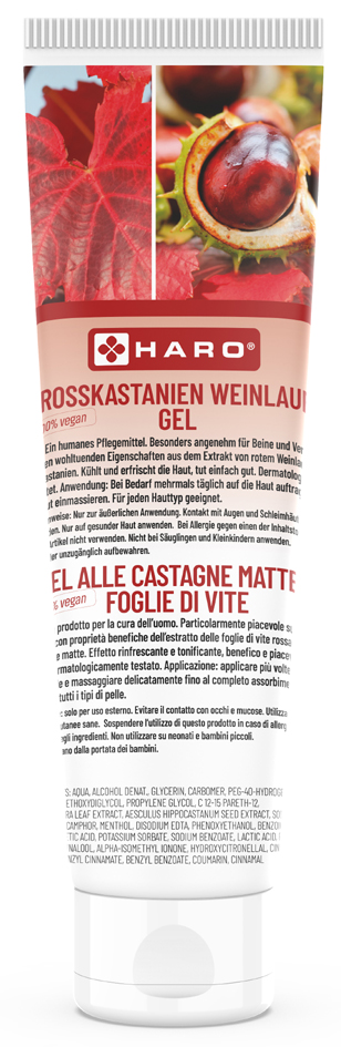 HARO Gel au marron d'Inde & à la vigne rouge, tube de 100 ml