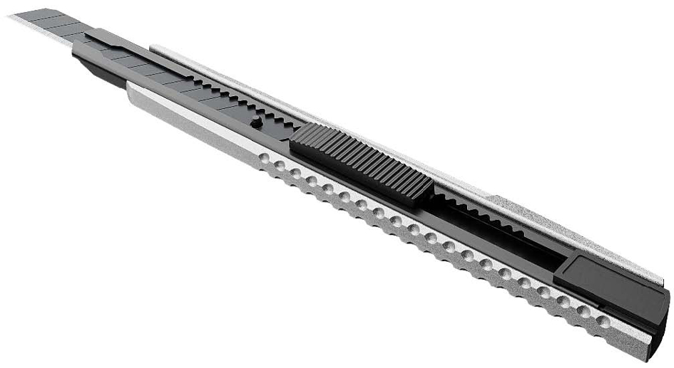 Hansa Cutter HP-100.9, boîtier aluminium, argent/anthracite