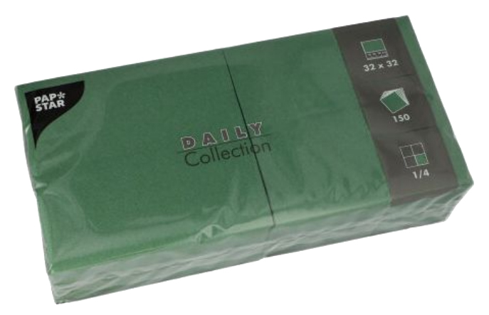 Serviettes, vert foncé
