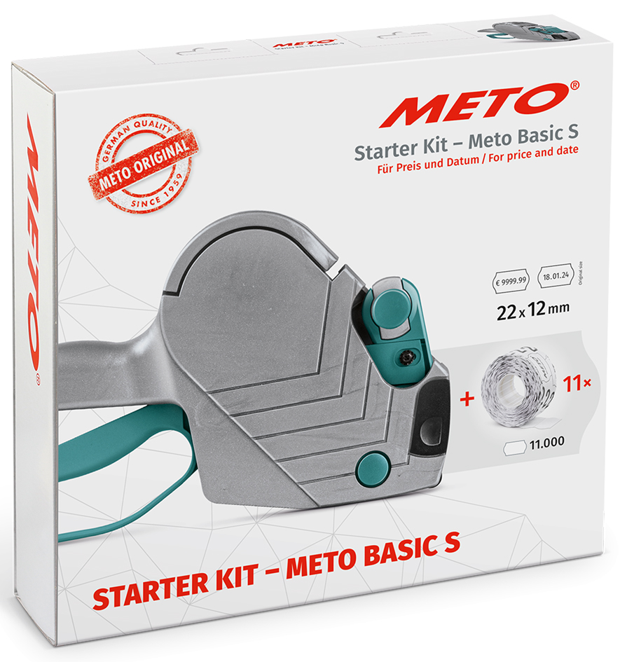 METO Étiqueteuse de prix Basic S 822, kit de démarrage