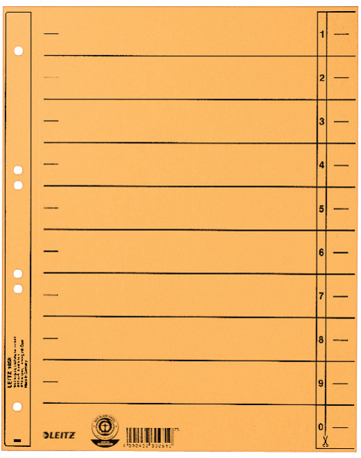 Visuel de référence: Intercalaires, jaune