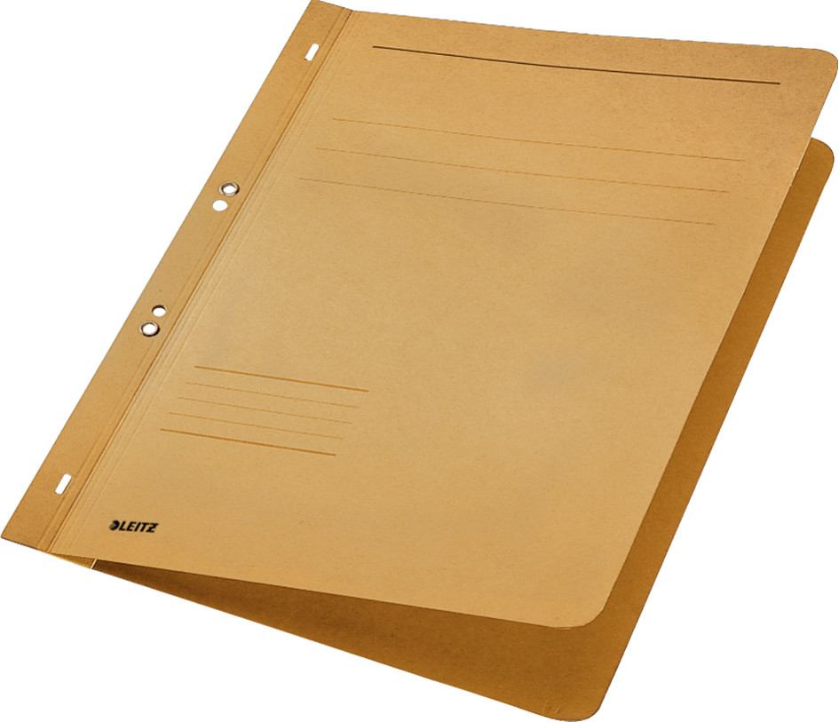 LEITZ Chemise à oeillet, A4, carte lustrée, chamois