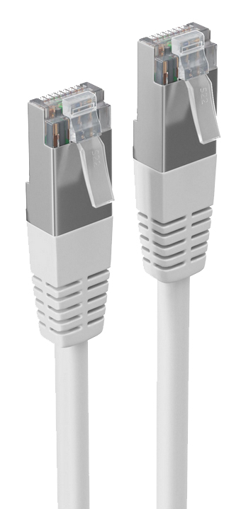 shiverpeaks Cable patch BASIC-S, cat. 6, S/FTP, 1 m, blanc