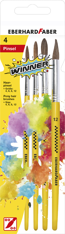 Set de pinceaux WINNER, sous blister
