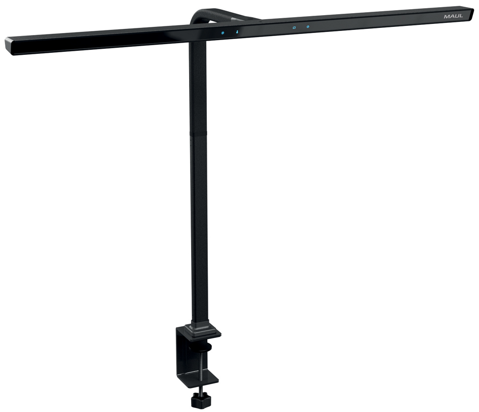 MAUL Lampe à LED MAULgate, pince, luminosité réglable, noir