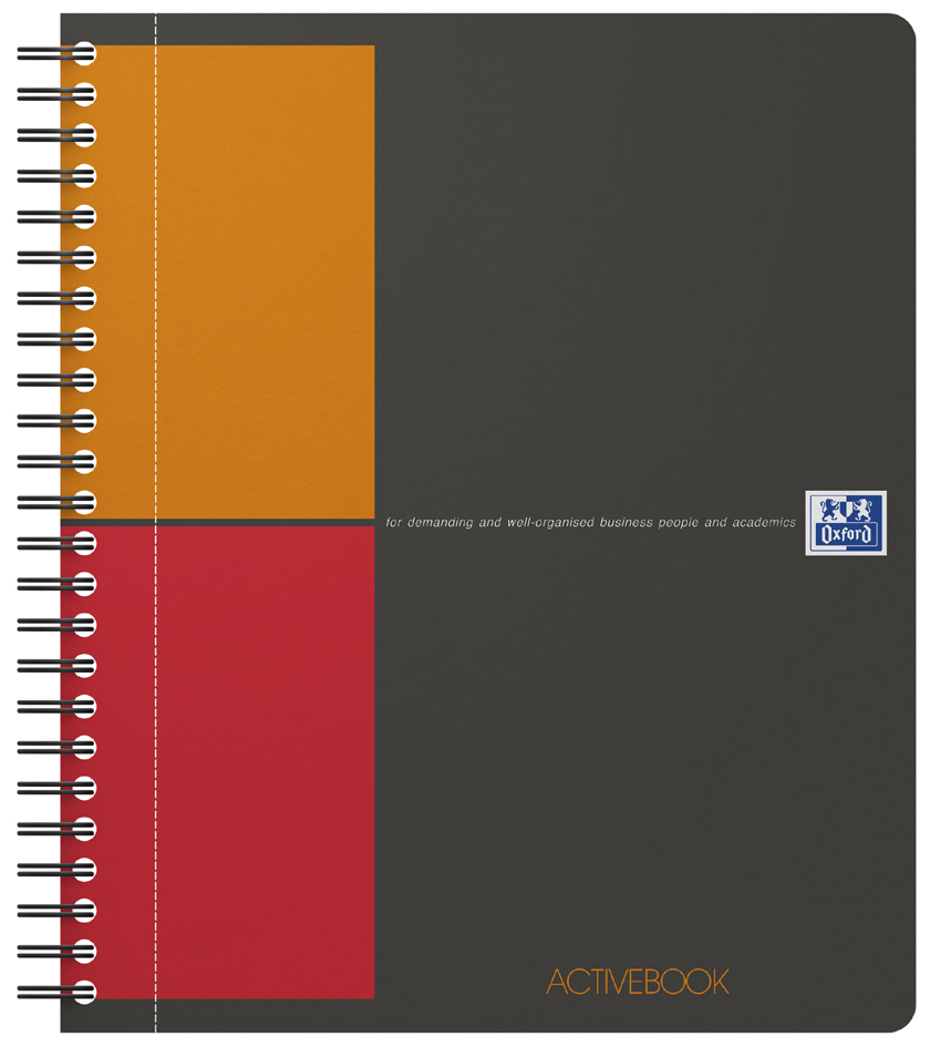 Oxford International Cahier 'ACTIVEBOOK', A5+, quadrillé