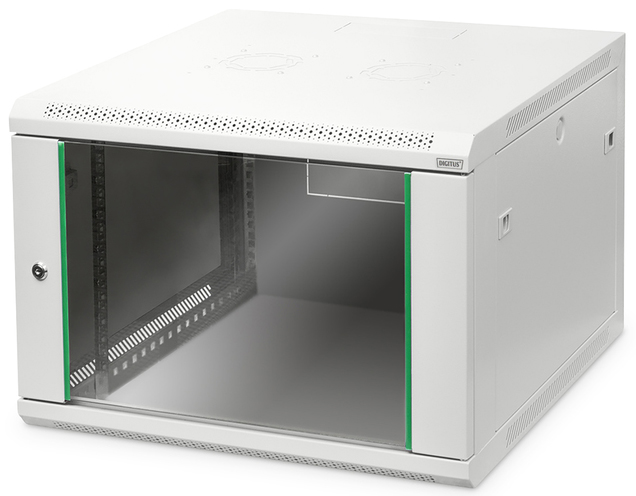DIGITUS Coffret mural 19' Dynamic Basic, 7 U, gris clair