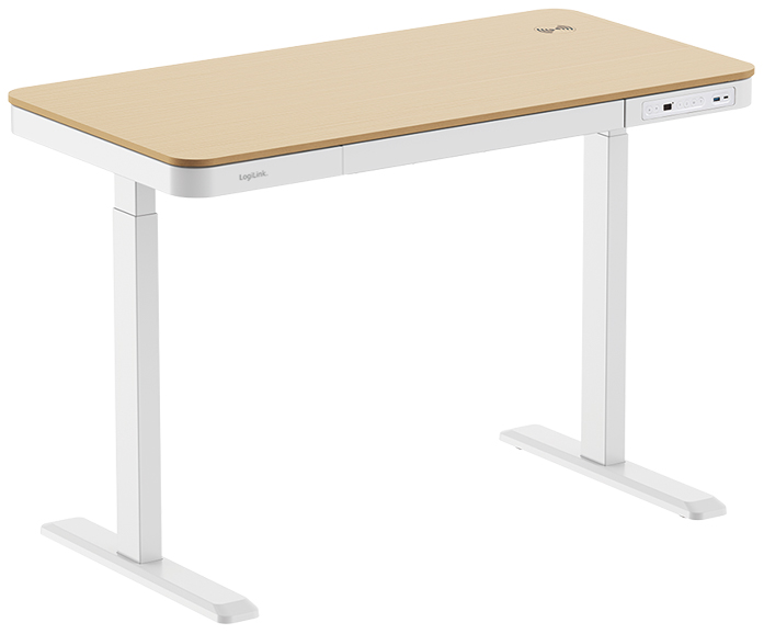 LogiLink Bureau assis-debout, hauteur réglable, électrique
