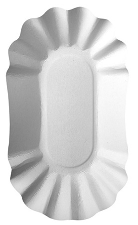 PAPSTAR Barquette à frites 'pure', 105 x 175 x 30 mm, blanc