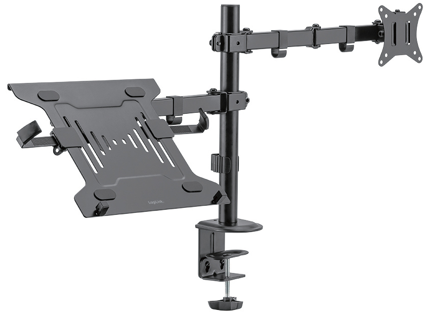 LogiLink Support d'écran et d'ordinateur portable, noir