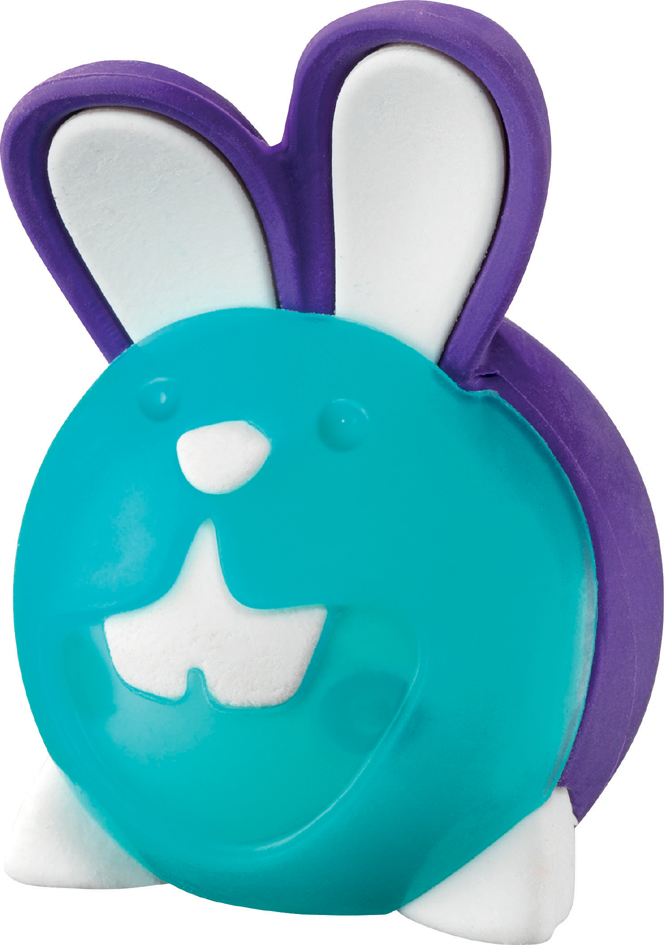 Gomme en plastique CROC CROC PUZZLE, lilas/turquoise/blanc