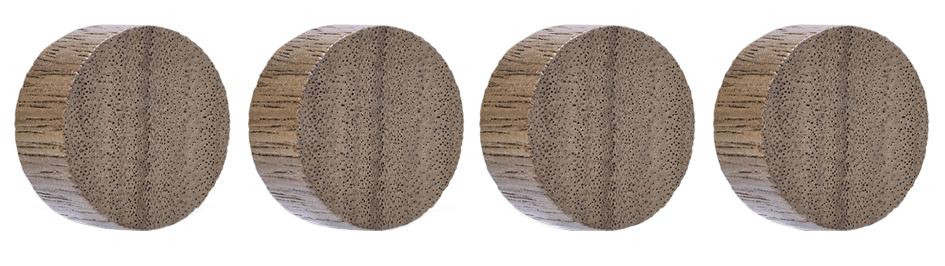 magnetoplan Aimant néodyme Circle Wood Series, noyer