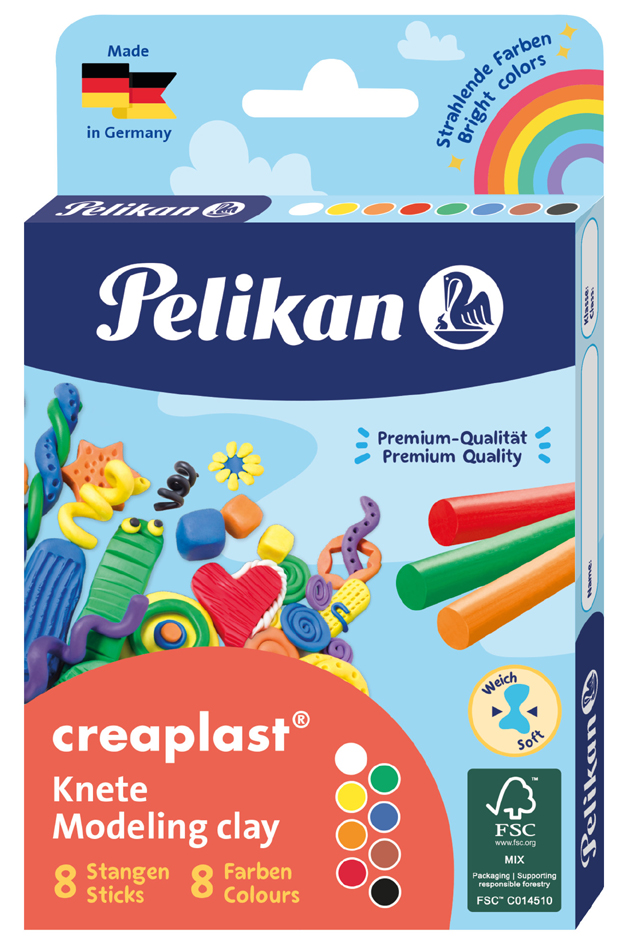 Pelikan Pâte à modeler pour enfants Creaplast, boîte pliante