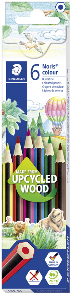 STAEDTLER Crayon de couleur Noris Colour, étui carton de 6