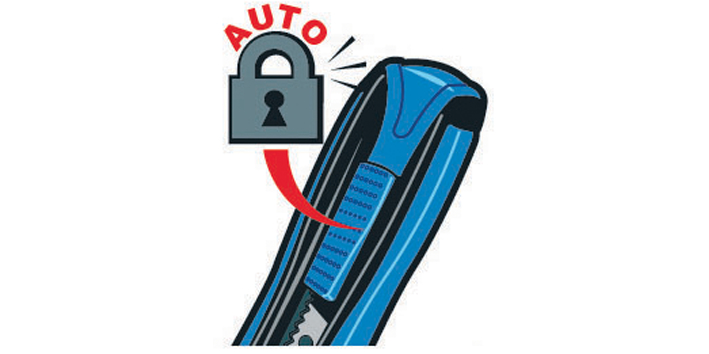 Poussoir à verrou automatique