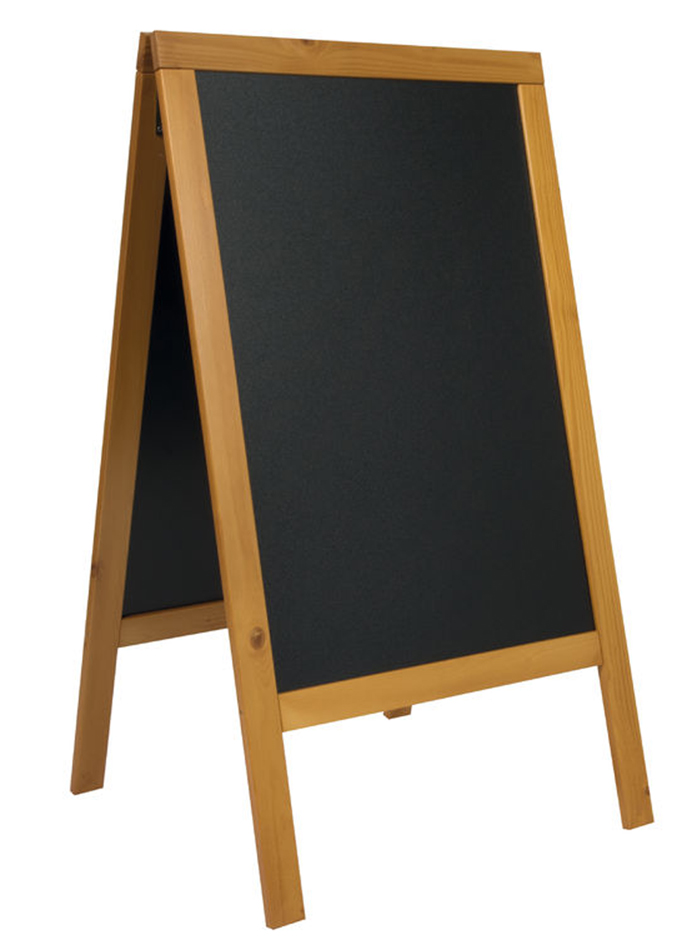 Panneau trottoir WOODY, couleur hêtre