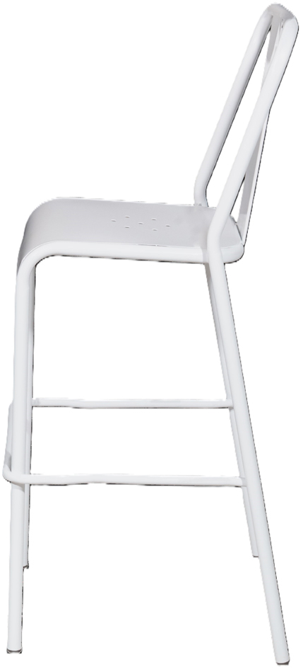 Chaise de bar d'extérieur ARTY, blanc