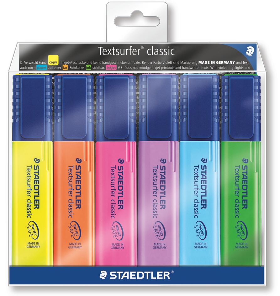 STAEDTLER Surligneur 'Textsurfer Classic', étui de 6