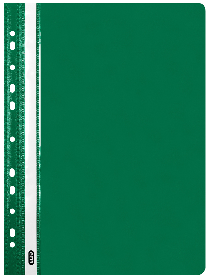 Oxford Chemise de rangement à lamelle, A4, PP, vert