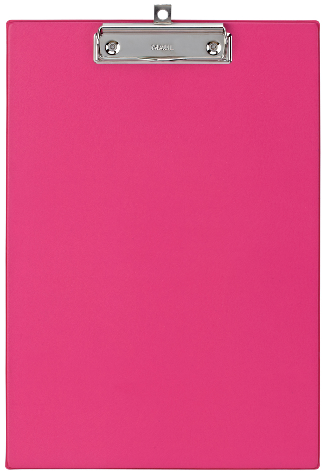 MAUL Porte-bloc, A4, plastifié, rose vif