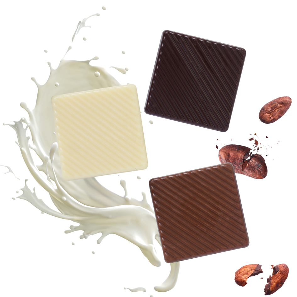 Chocolats, portions