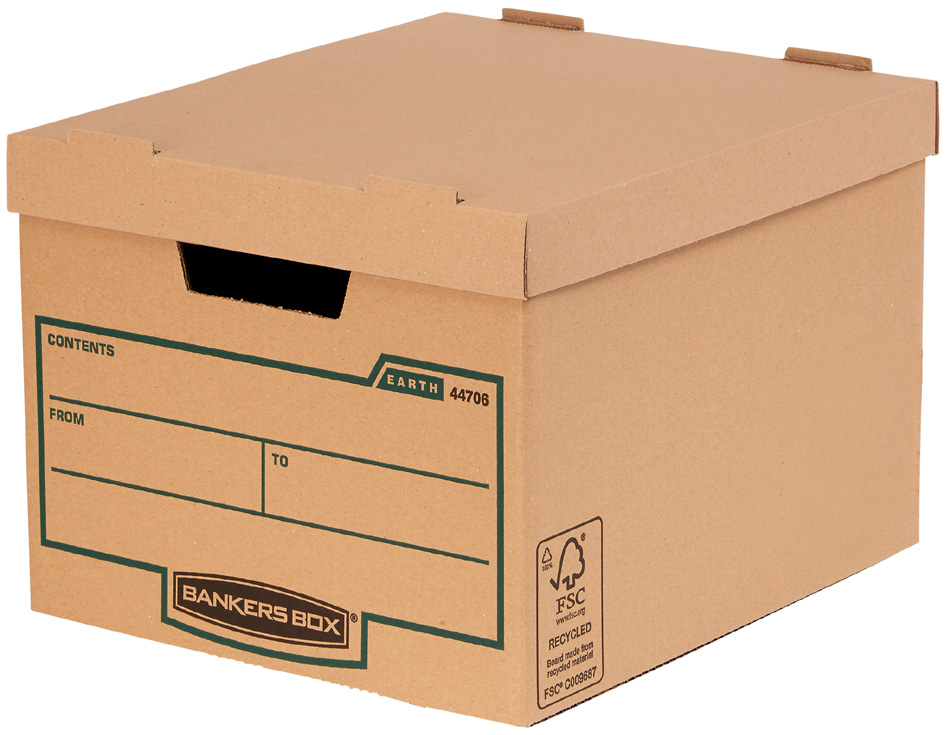 Fellowes Caisse d'archivage et transport standard BANKERS