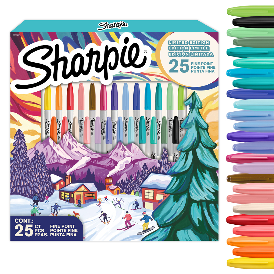 Marqueur permanent FINE, Holiday Pack de 25