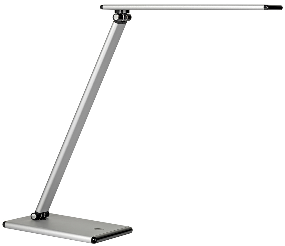 UNiLUX Lampe de bureau à LED TERRA, couleur: gris métallisé
