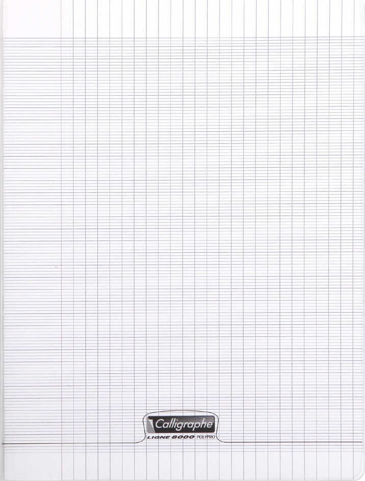 Visuel de référence: Cahier piqûre polypro, incolore