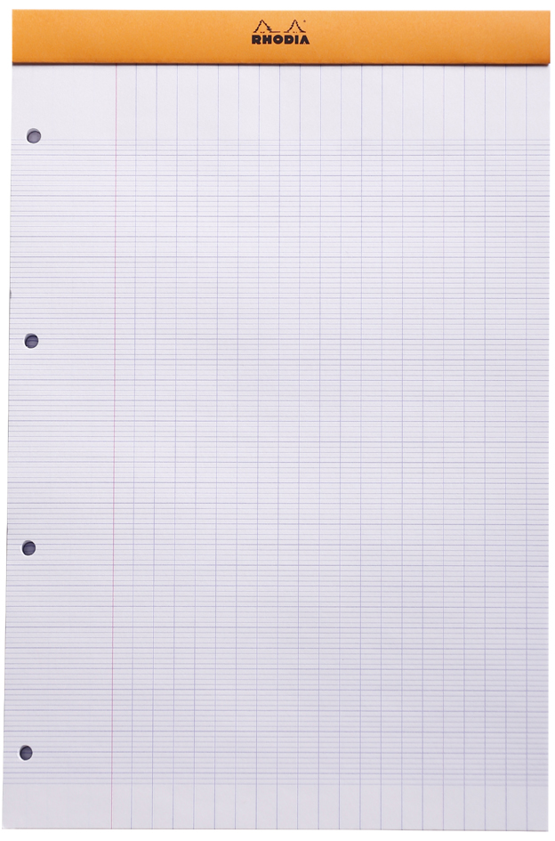 Blocs notes, A4, perforé