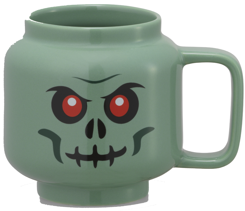 LEGO Mug GREEN SKELETON, 530 ml, dans carton, jaune