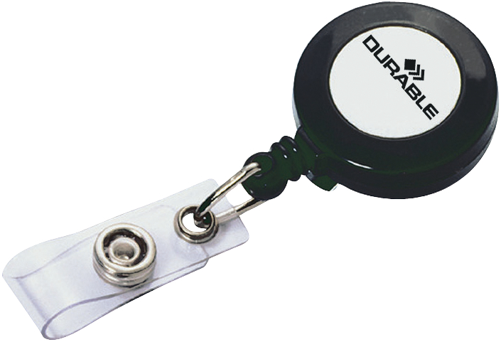 Visuel de référence: Porte-badge avec bouton pression