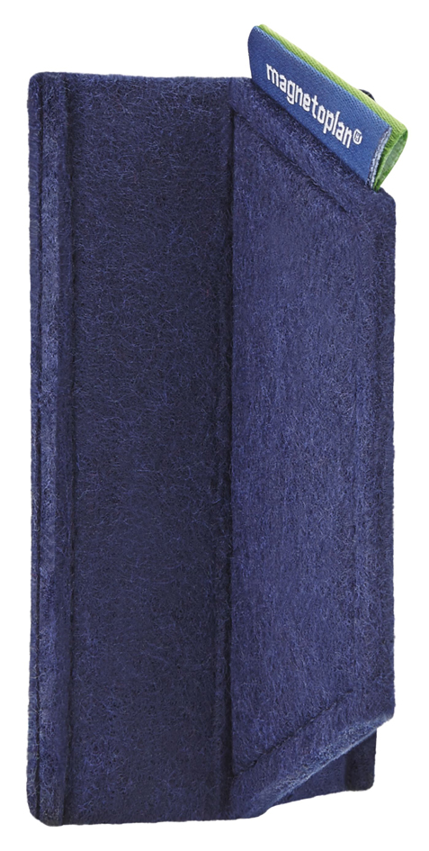 magnetoplan Effaceur à tableau magnetoWipe 'ecoAware', bleu