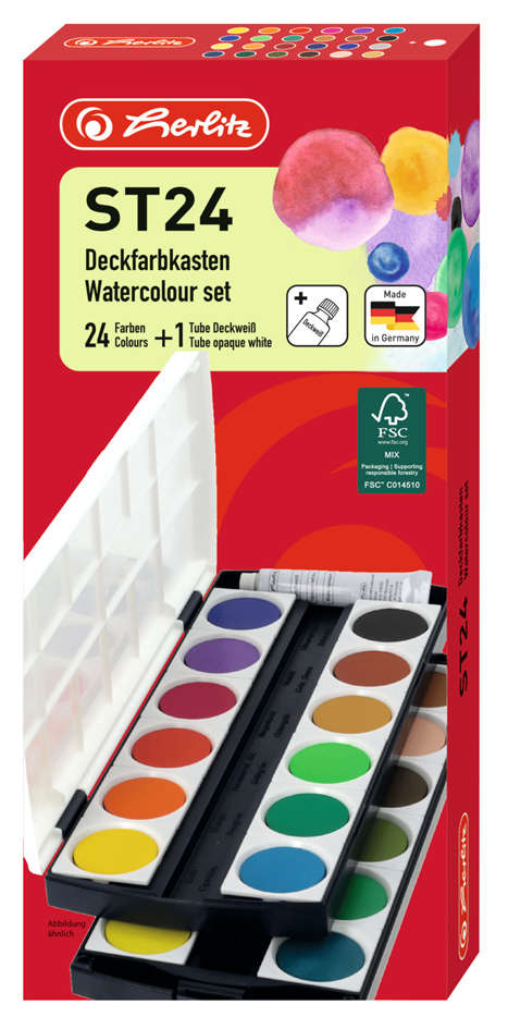 Pastilles de gouache ST24, emballage