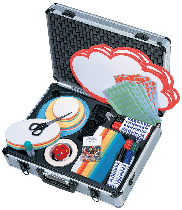 FRANKEN Valise de présentation KOMPAKT,2100 pièces,aluminium