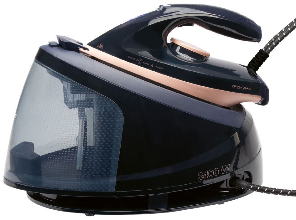 PROFI CARE Centrale vapeur PC-DBS 3127, 2400 W, bleu-rosé