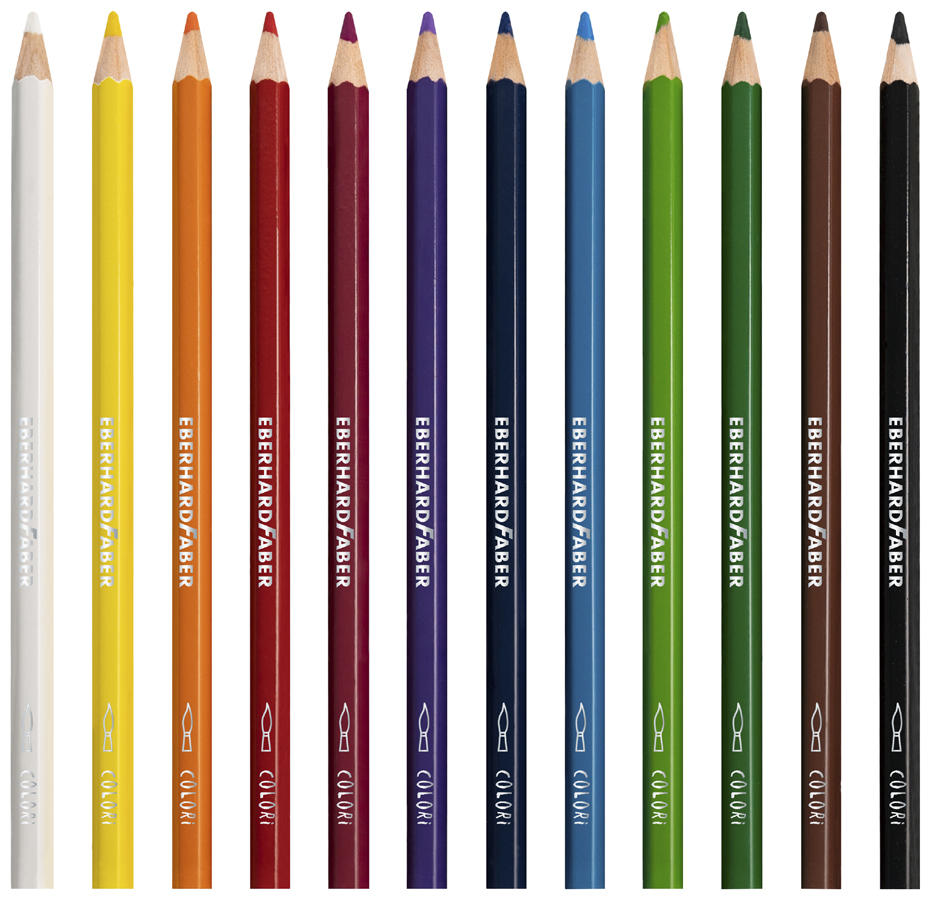 Crayon de couleur hexagonal COLORI