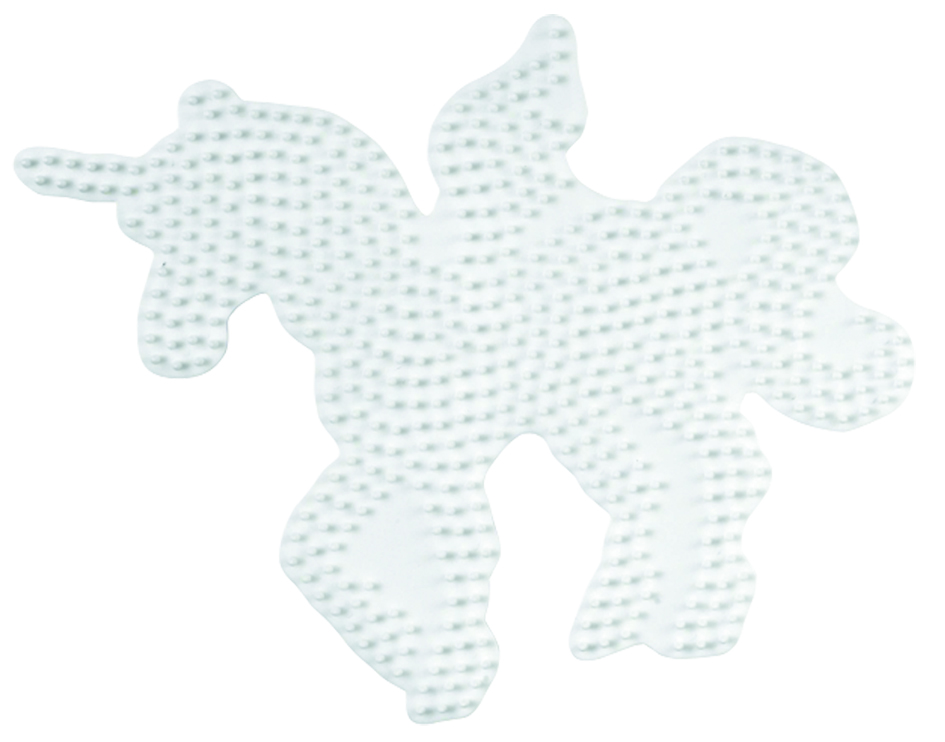 Hama Plaque pour perles midi 'Pégase/licorne', blanc