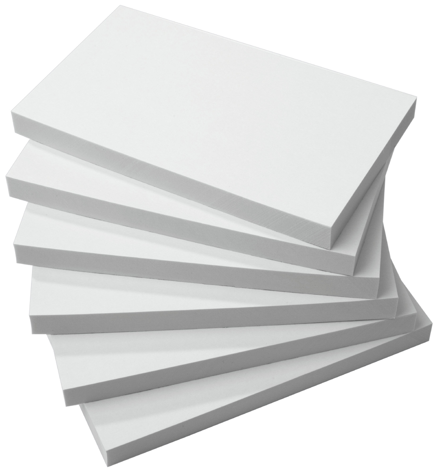 Blocs standard, blanc