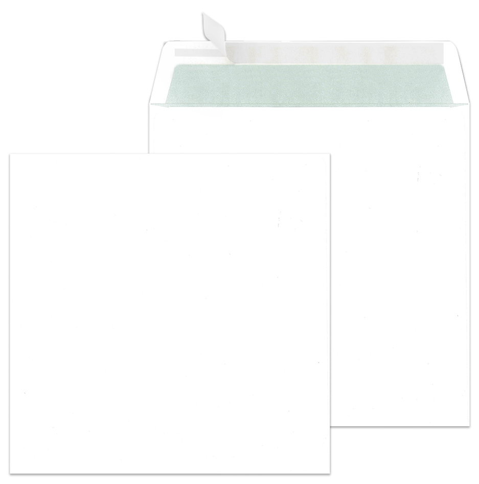 MAILmedia enveloppes 'Zack & Klapp', 220x220 mm, blanc