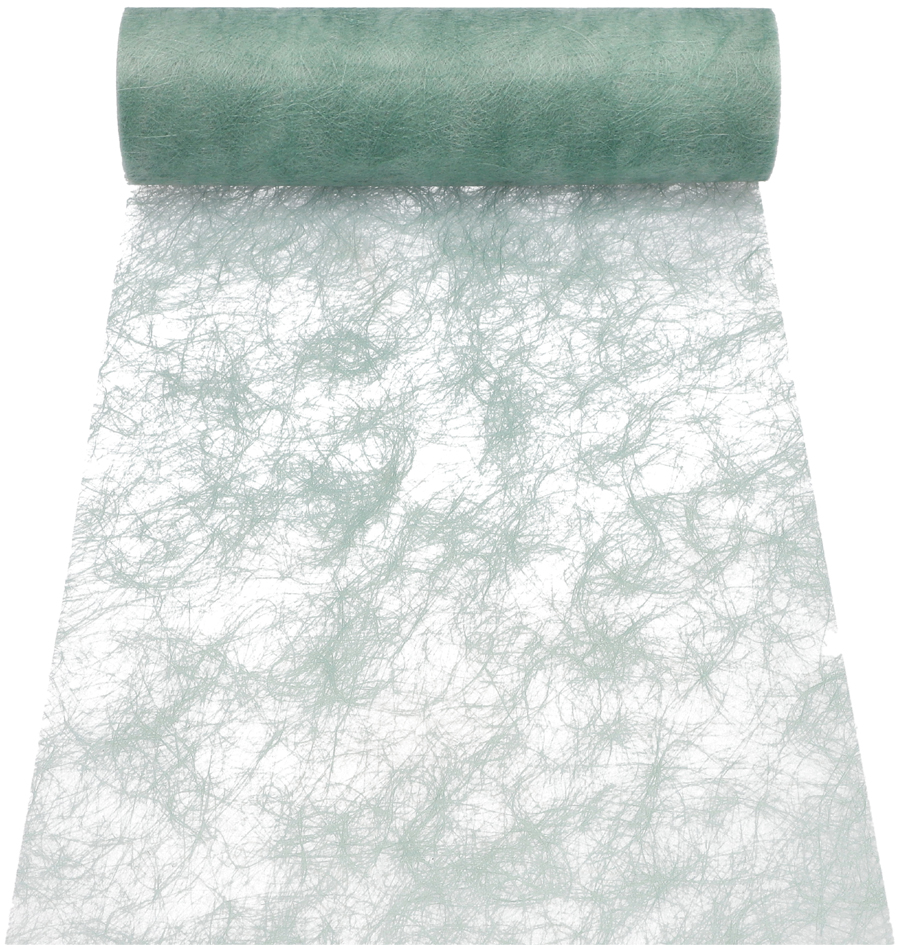 PAPSTAR Chemin de table / ruban décoratif 'Sizoflor', jade