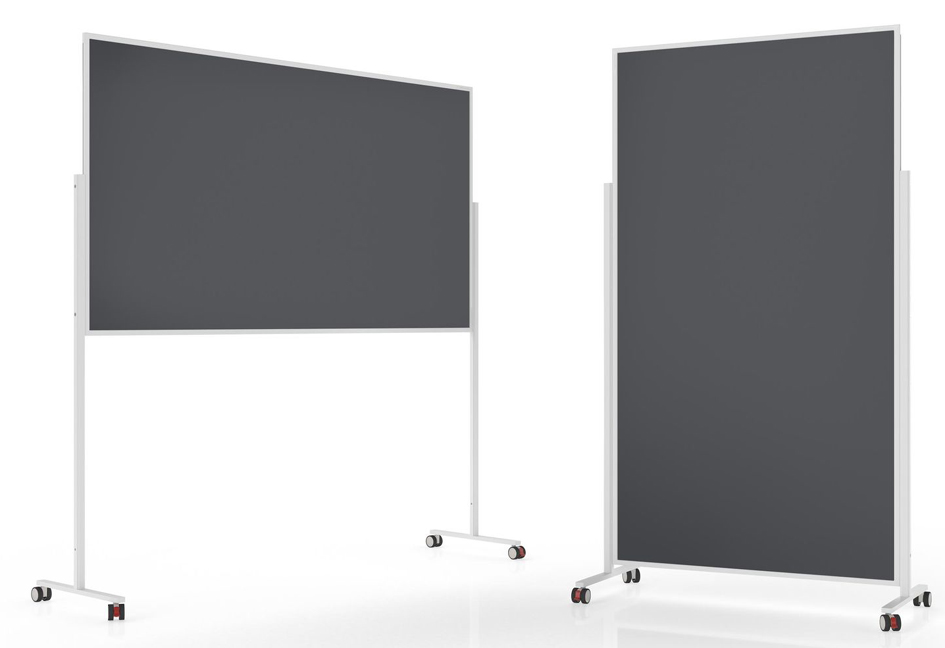 magnetoplan Tableau de présentation design VarioPin, vert feutre 1.000 x 1.800 mm vert