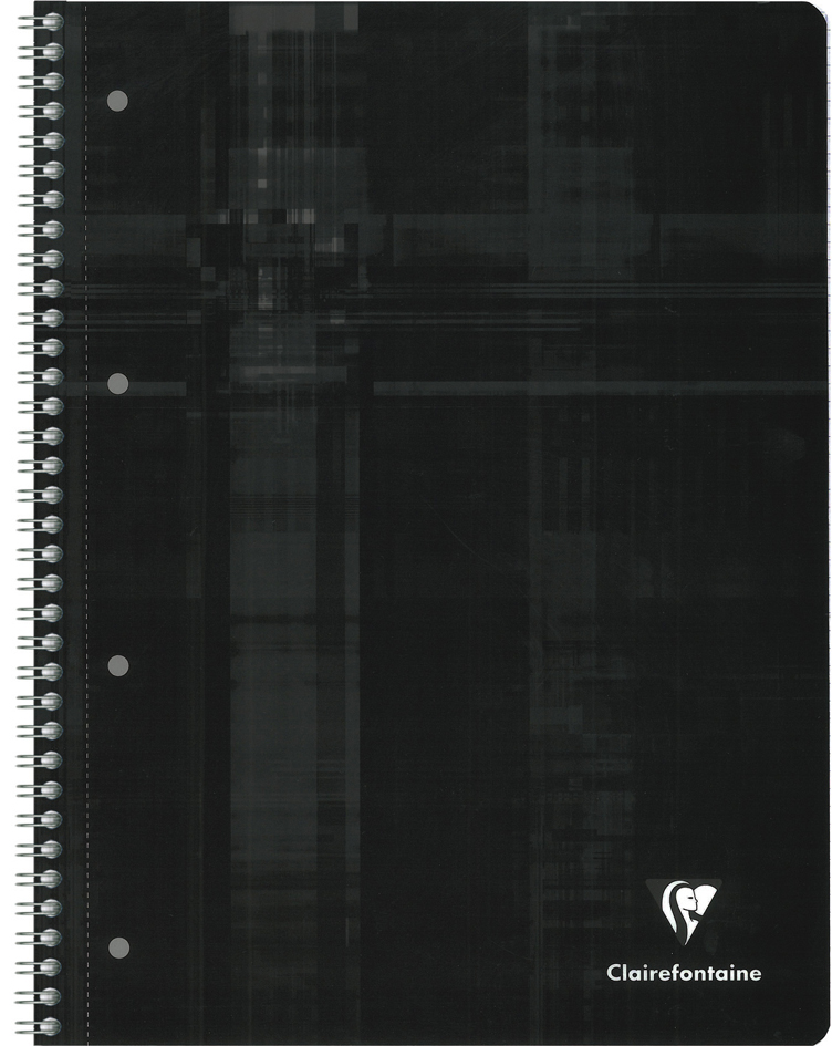 Cahier spiralé, A4, noir