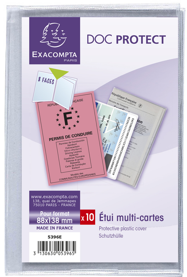 Etuis de protection 4 volets, PVC