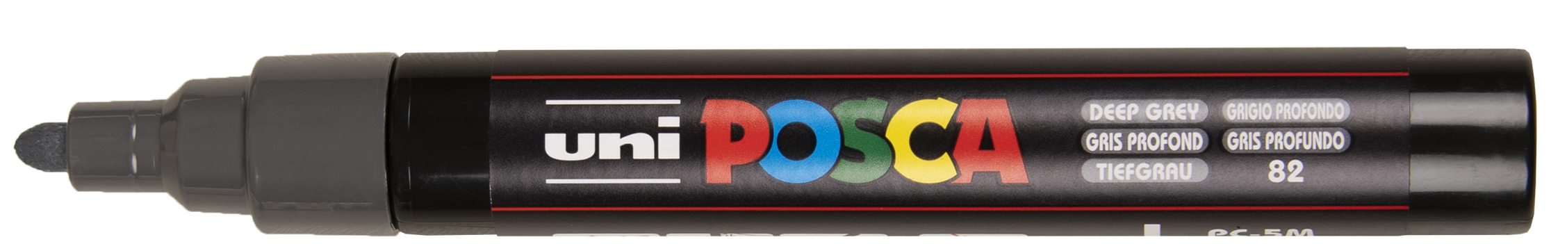 Marqueur à pigment POSCA PC-5M, gris profond