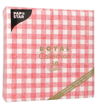 Serviette Bistro "ROYAL Collection Vichy Karo", emballage