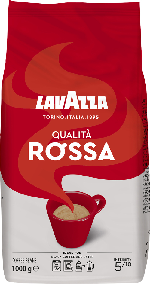 LAVAZZA Café 'QUALITA ROSSA', grain entier, 1.000 g