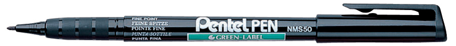 Pentel Marqueur permanent GREEN-LABEL NMS50, bleu