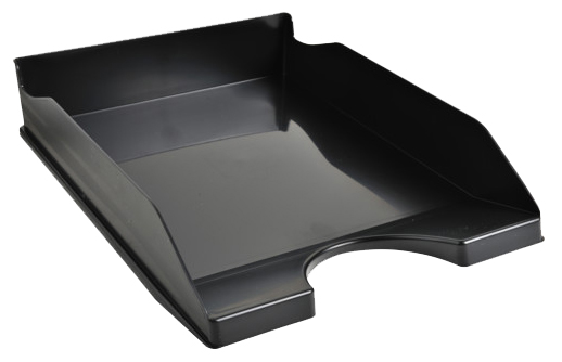 EXACOMPTA Corbeille à courrier ECOTRAY, A4+, noir